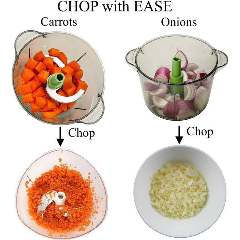 Manual Press Food Chopper β Quick & Effortless Chopping