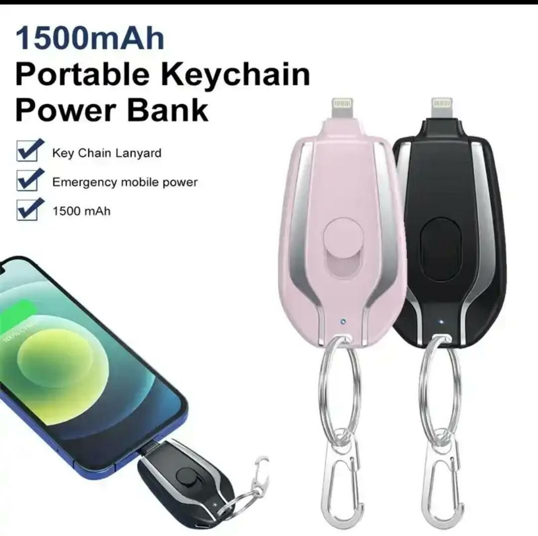 Power Pod Mini Keychain Power Bank β 1500mAh Emergency Charger