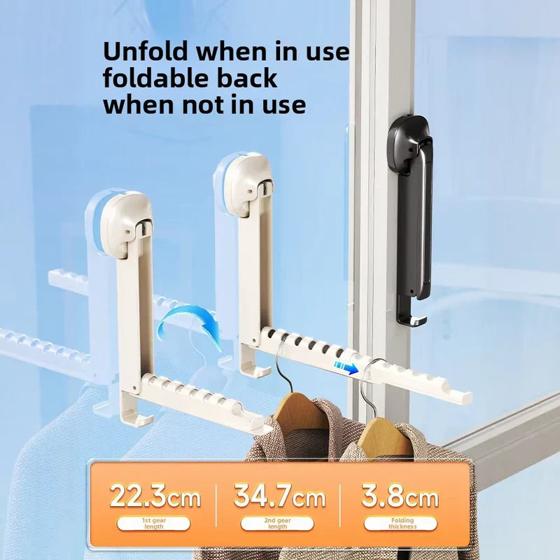 Folding Wall Mounted Clothes Rack β Space Saving Hanger