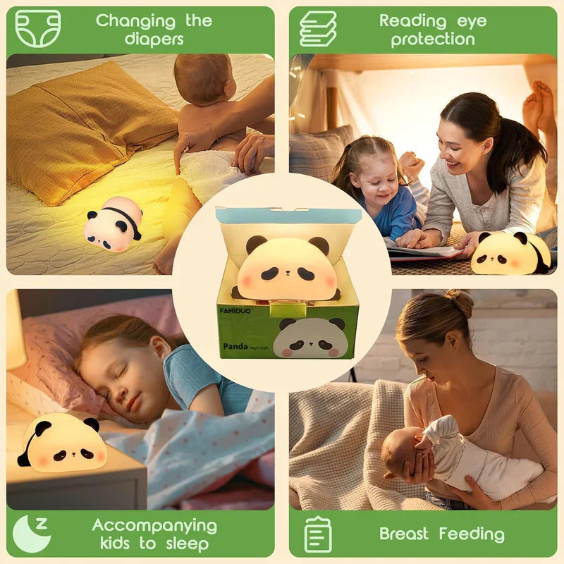 βPanda Night Lamp β Soft Glow Lightβ