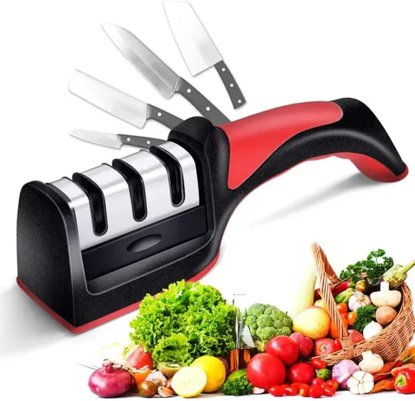 3-in-1 Knife Sharpener β Fast & Easy Blade Sharpening Tool