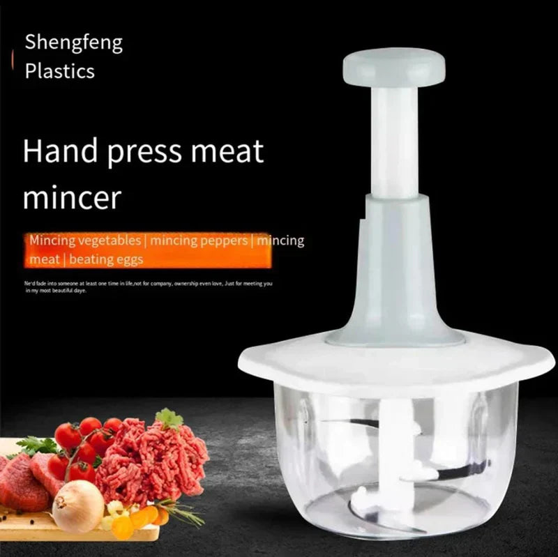 Manual Press Food Chopper β Quick & Effortless Chopping