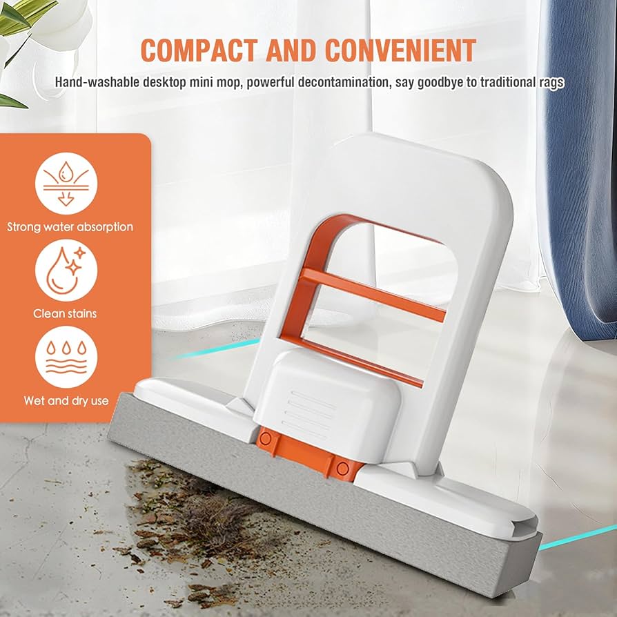 Foldable Mini Mop β Quick & Easy Cleaning Anywhere